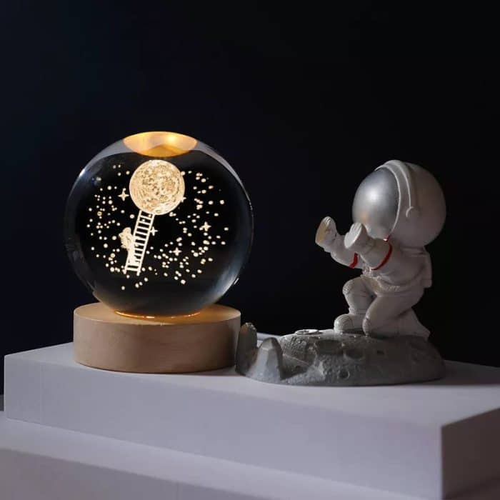 Esfera Lámpara de Cristal 3D - Imagen 3