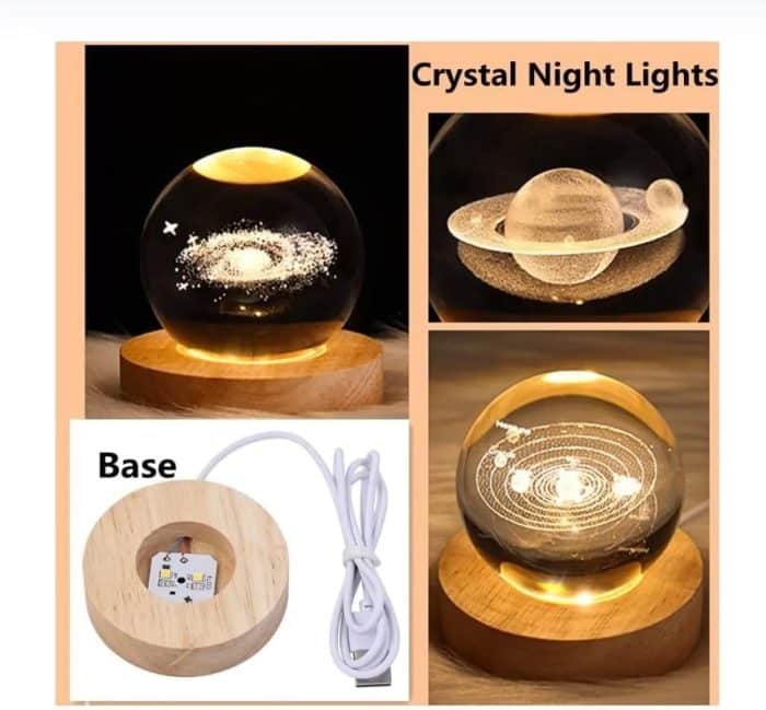Esfera Lámpara de Cristal 3D - Imagen 5