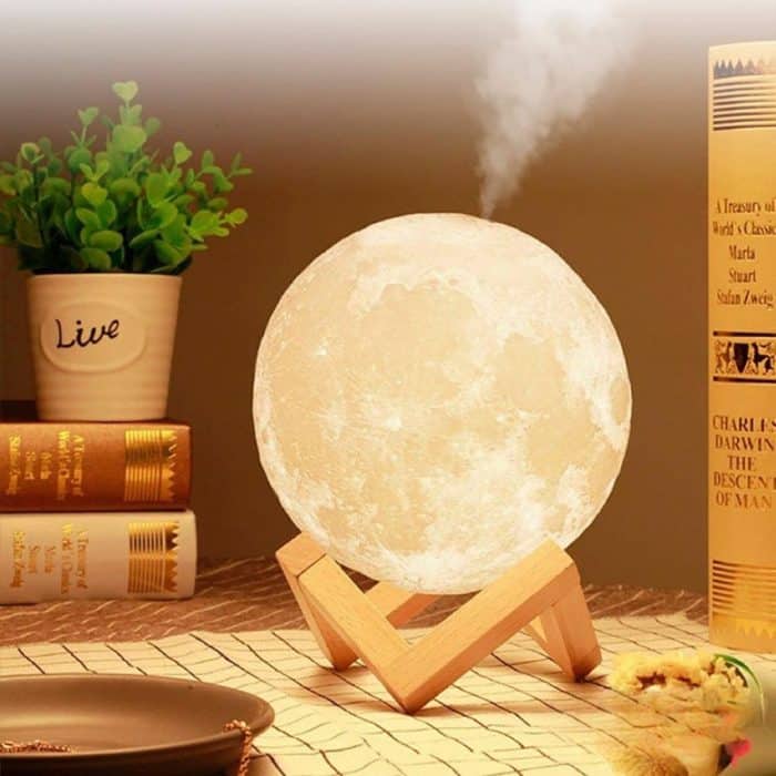 Lámpara Humidificadora de Luna 3D - Imagen 2